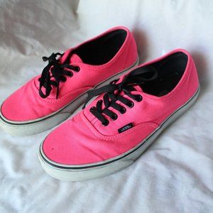 Pink Vans Low Tops